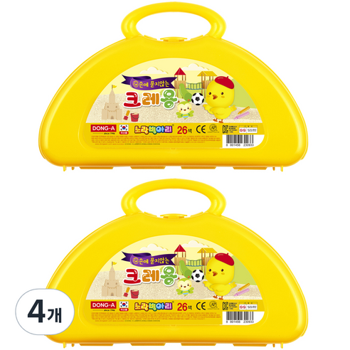 동아 노랑병아리 크레용, 26색, 4개