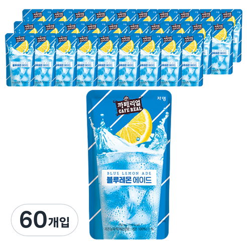 쟈뎅 까페리얼 블루레몬 에이드, 230ml, 60개입