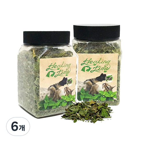 힐링타임 띵가띵가 드라이캣닢 중, 캣닢, 27g, 6개