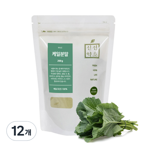 신선약초 케일분말, 12개, 200g