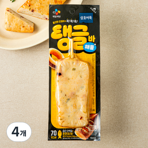 삼호어묵 탱글바 해물, 70g, 4개