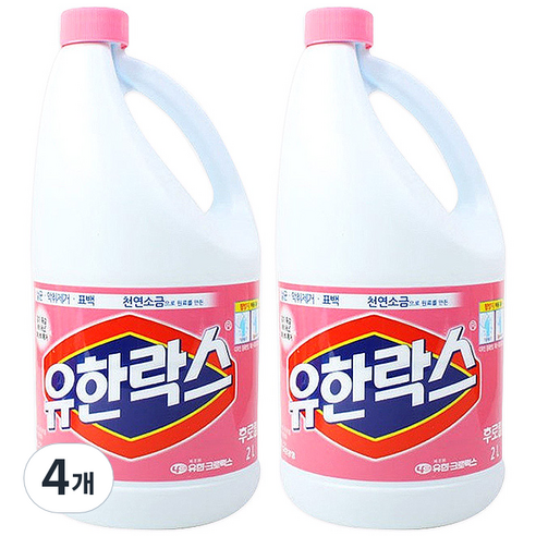 유한락스 후로랄, 2L, 4개