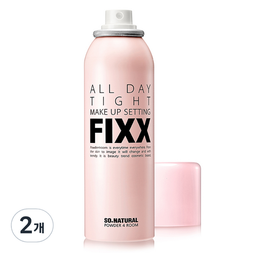 파우더포룸 올 데이 타이트 메이크업 세팅 노가스 픽서, 75ml, 2개