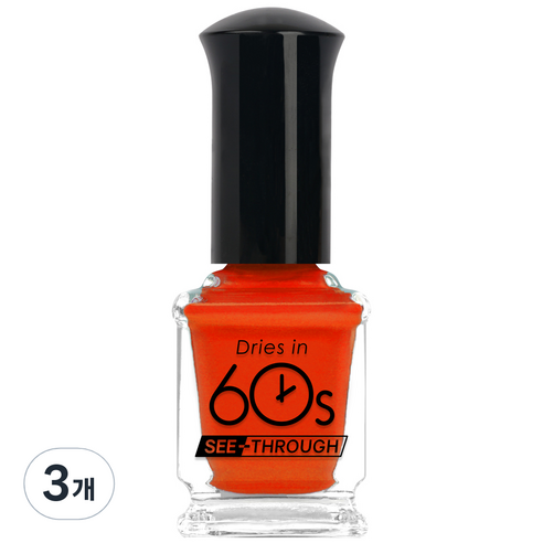 위드샨 60초 매니큐어 9ml, M91 오렌지스쿼시, 3개