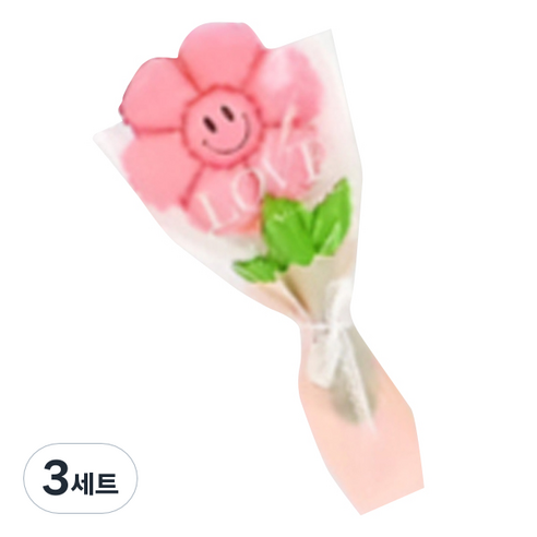 살림여왕 풍선 꽃다발 포장지 10종 세트 랜덤발송, 데이지, 3세트