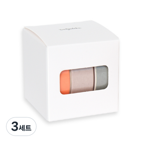 왈가닥스 아르떼 마스킹테이프 3종 세트 47 x 15 x 10 mm, Twilight, 3세트