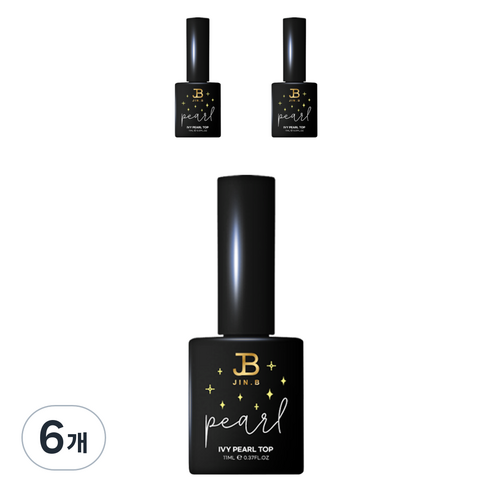아이비 논 와이프 펄 탑 젤, JBPR-GT, 6개, 11ml