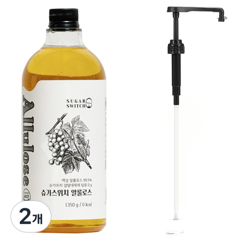 슈가스위치 알룰로스 대용량, 1350g, 2개
