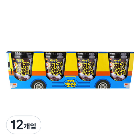 뽀로로 떡볶이 버스팩 짜장맛, 440g, 3개