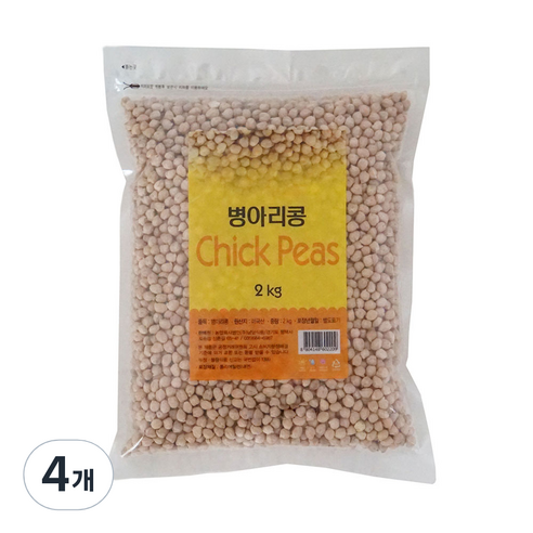 병아리콩, 2kg, 4개