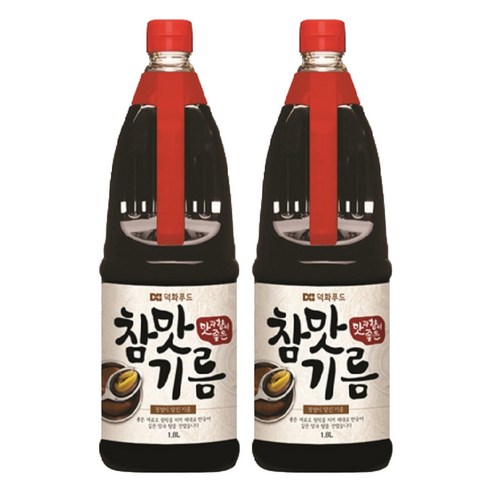 덕화 참맛기름, 1.8L, 2개