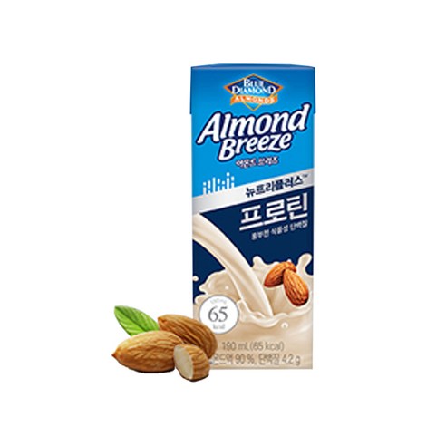 활력 넘치는 일상을 위한 든든한 동반자, 블루다이아몬드 아몬드 브리즈 뉴트리플러스 프로틴