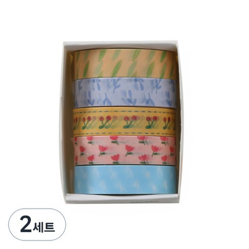 꼬까 다꾸 마스킹 테이프 5개입, 09, 2세트