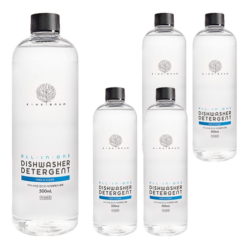 아이너바움 올인원 식기세척기 세제, 5개, 500ml