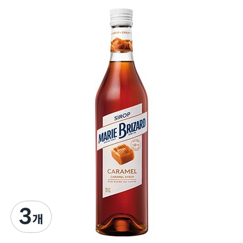 마리브리자드 카라멜 시럽, 700ml, 3개