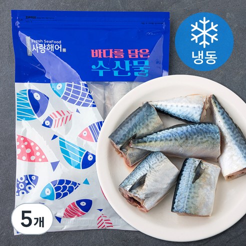 사랑해어 간편한 고등어 조림 (냉동), 400g, 5개