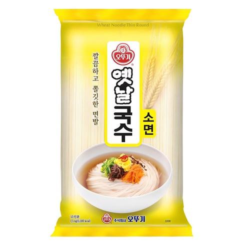 오뚜기옛날 국수 소면, 1.5kg, 1개