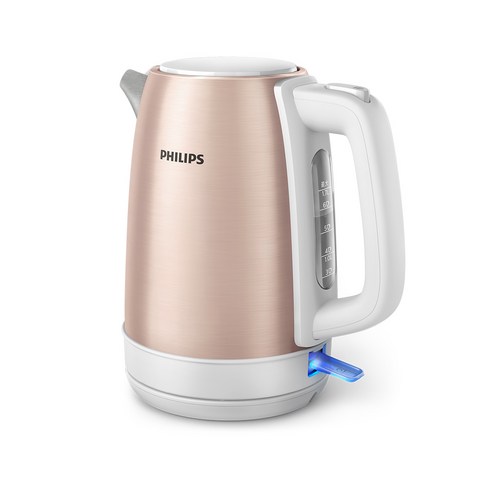 주방의 품격을 더하는 필립스 로즈골드 무선 주전자