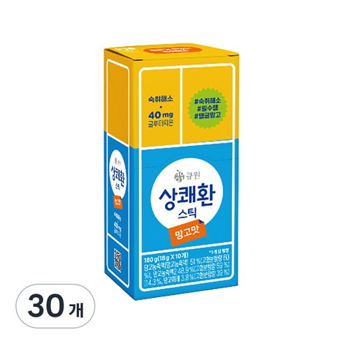 상쾌환 스틱 망고맛, 18g, 30개