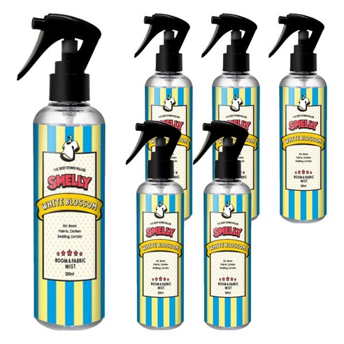 스멜리 룸앤패브릭 화이트블라썸 250ml, 6개