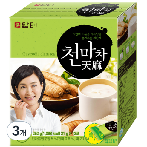 담터 천마차, 21g, 12개입, 3개