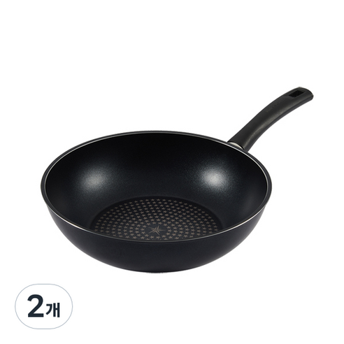 해피콜 뉴그립 라이트 궁중팬, 24cm, 2개