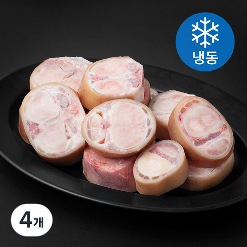 한우 우족 탕용 (냉동), 4개, 2kg