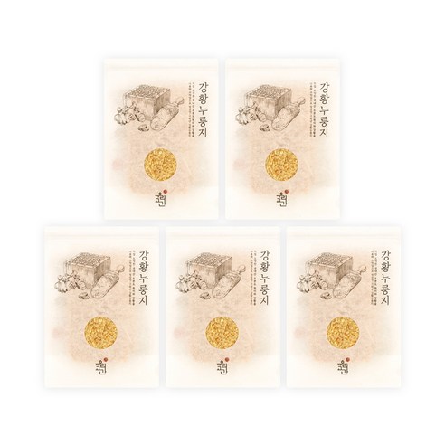 우리곡간 강황누룽지, 120g, 5개
