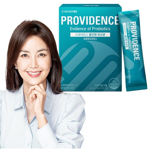 GC녹십자웰빙 프로비던스 올인원 유산균 프로바이오틱스 30p, 60g, 2개