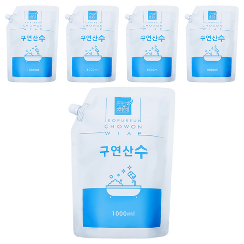 저푸른초원위에 구연산수, 1L, 5개