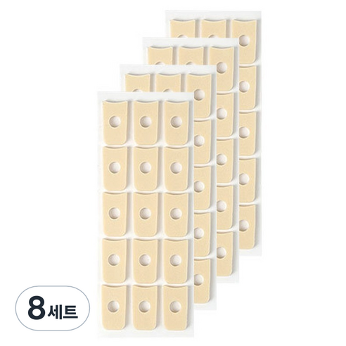 원티크 보호 패드 U자형 세트, 8세트