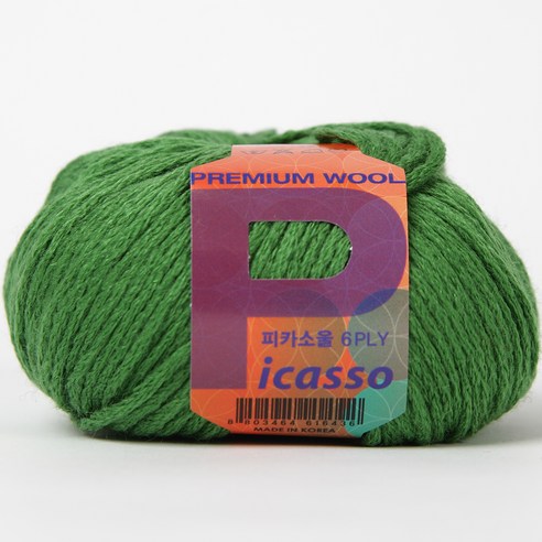 실바람 피카소울 6PLY 뜨개실, 28 (숲), 1개