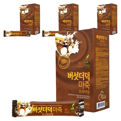 엔초이스_프리미엄버섯더덕마죽 10p, 4개, 300g
