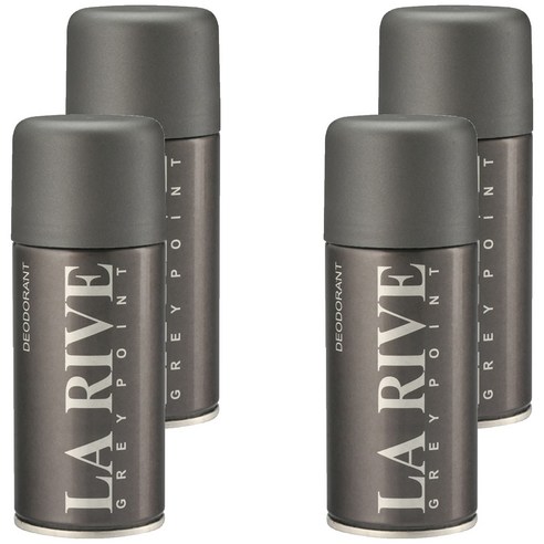라리브 그레이 포인트 퍼퓸 데오드란트, 150ml, 4개