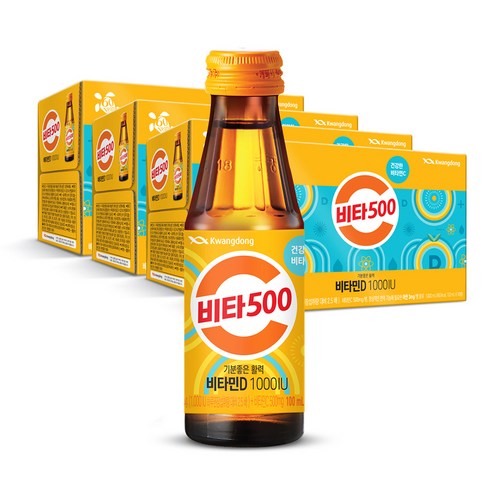 광동제약 비타500 비타민D 1000 IU, 40개, 100ml