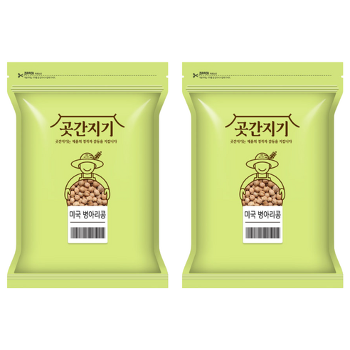 곳간지기 병아리콩, 1kg, 2개