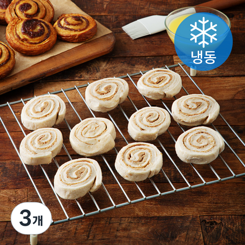 브레밀 미니 시나몬 스윌 (냉동), 40g, 12개입, 3개