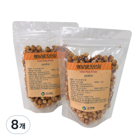태평선식 병아리콩크리스피, 150g, 8개