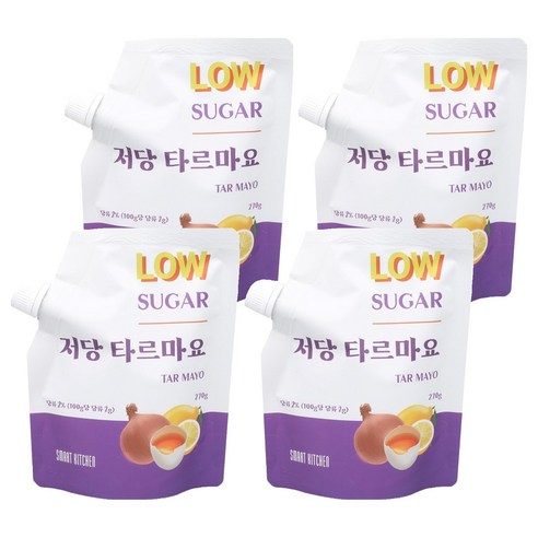 스마트키친 저당 타르마요, 4개, 270g