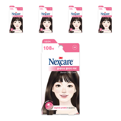 3M 넥스케어 블레미쉬 클리어 커버, 108개입, 5개