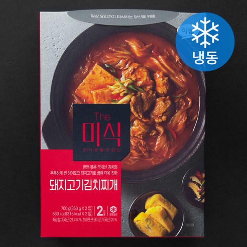 더미식 돼지고기김치찌개 2인분 (냉동), 1개, 700g
