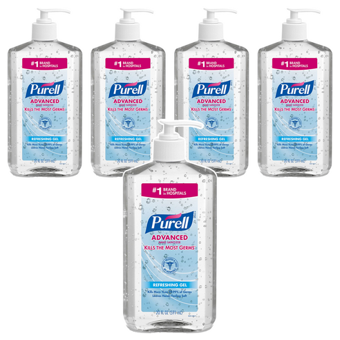 퓨렐 손소독제, 591ml, 5개