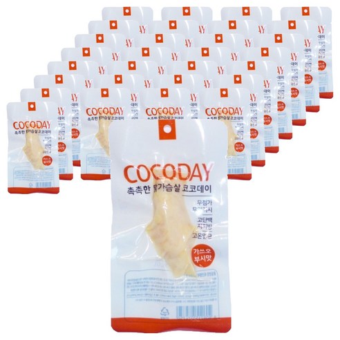 마코펫 고양이 촉촉한 닭가슴살 코코데이 간식, 가쓰오부시맛, 20g, 30개