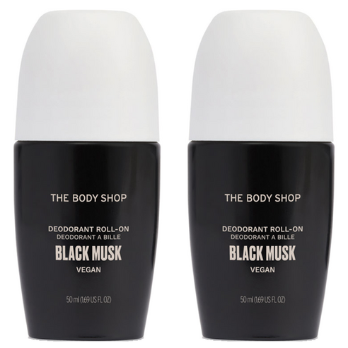 더바디샵 데오도란트 롤온 블랙 머스크, 50ml, 2개