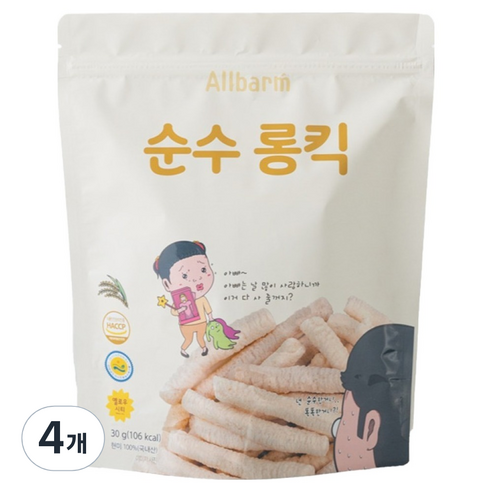 올바름 순수롱킥, 30g, 4개, 고소한맛