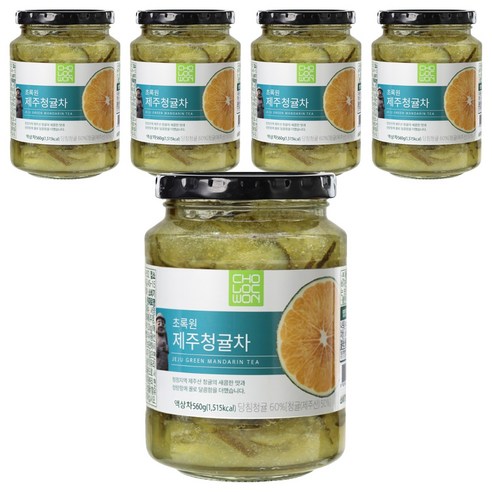 초록원 제주 청귤차, 560g, 1개입, 5개