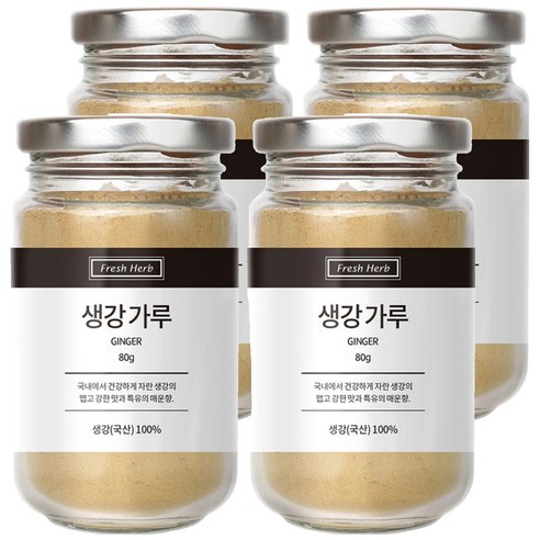 신선약초 생강가루, 80g, 4개