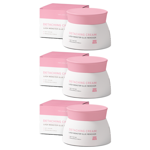 라몽 디터칭 크림 속눈썹 글루 리무버, 15g, 3개