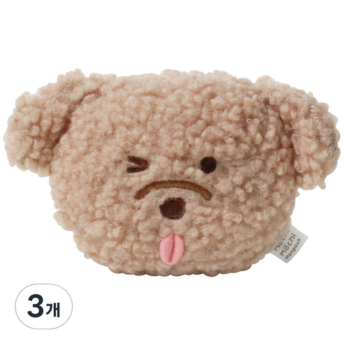 모찌타운 뽀글 핫팩 인형 강아지 130g, 3개