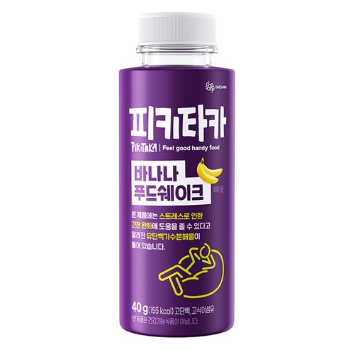 피키타카 대상 바나나 푸드쉐이크, 40g, 1개